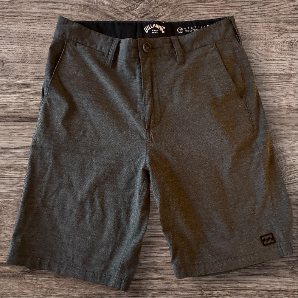 Billabong Crossfire Recycler Submersible Shorts 27 Grey Hybrid Walk Surf Skate